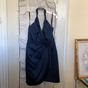 Navy bridesmaid Alfred Angelo dress